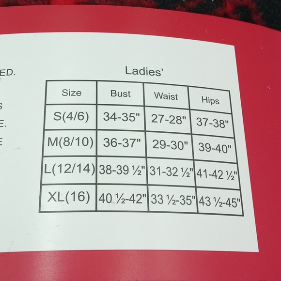 (Christmas) Oh What Fun Pajama Set Women's XL New - Picture 4 of 4